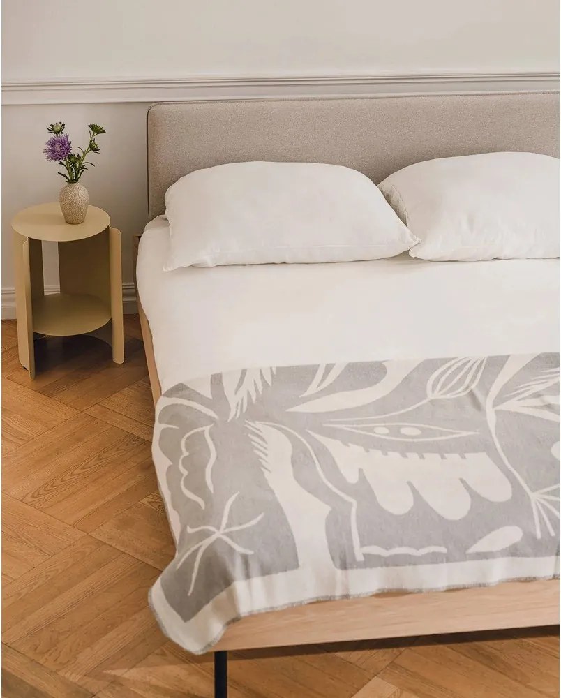 Светлосиво одеяло 165x200 cm Lino – noo.ma