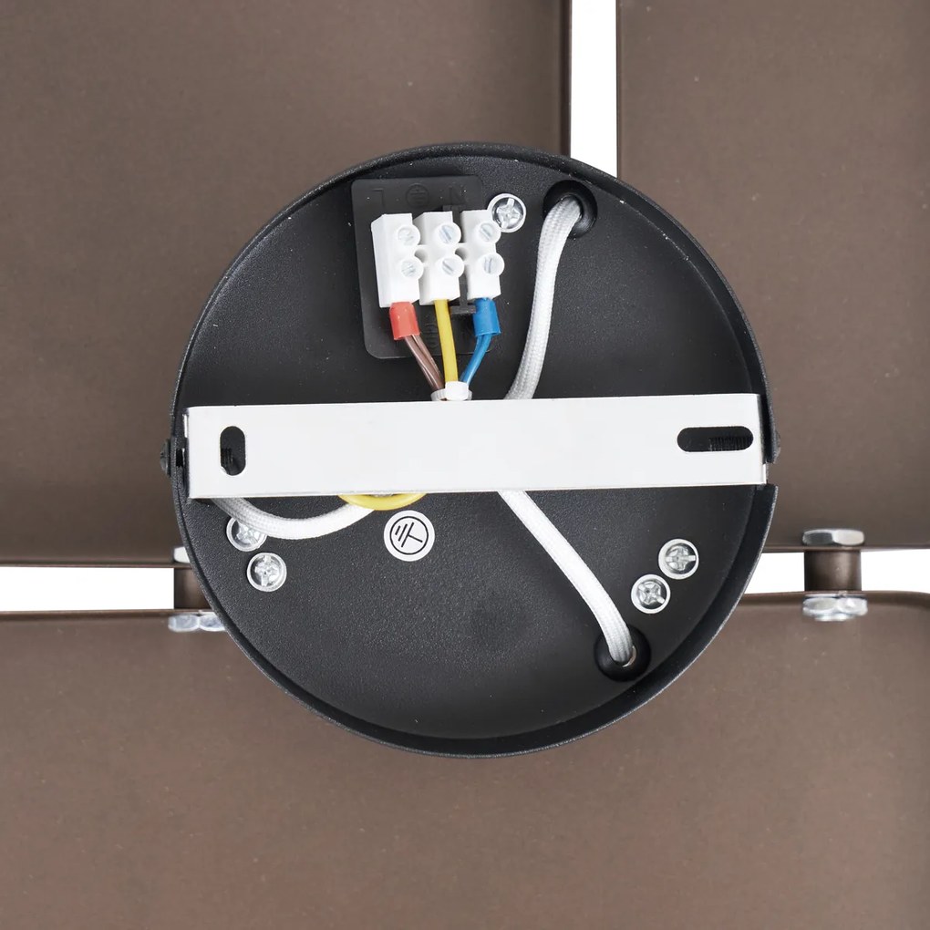 Дизайнерска стенна лампа бронз 3 светлини - Planes