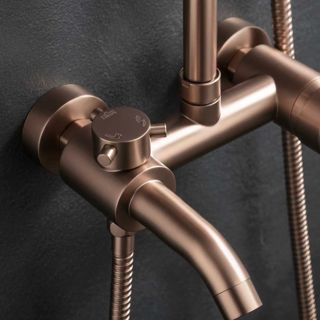 Комплект за душ Rea Luis Brush Copper