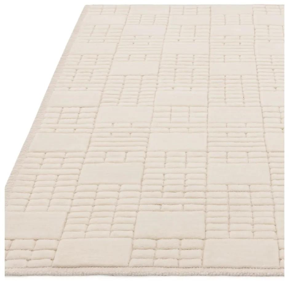 Кремав ръчно изработен вълнен килим 200x290 cm Empire – Asiatic Carpets