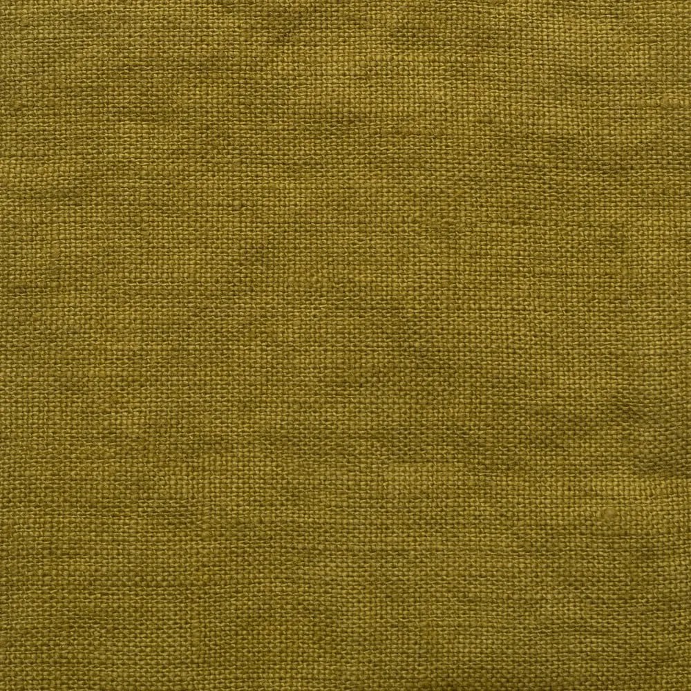 Ленено перде в цвят жълта охра 140x300 cm Moss Green – Linen Tales