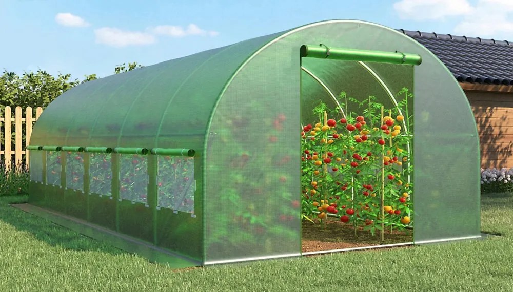 Голяма градинска оранжерия 3х6 м