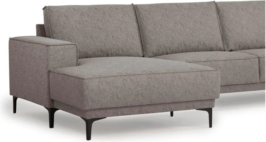 Сиво-кафяв ъглов диван (ляв ъгъл) Copenhagen - Scandic