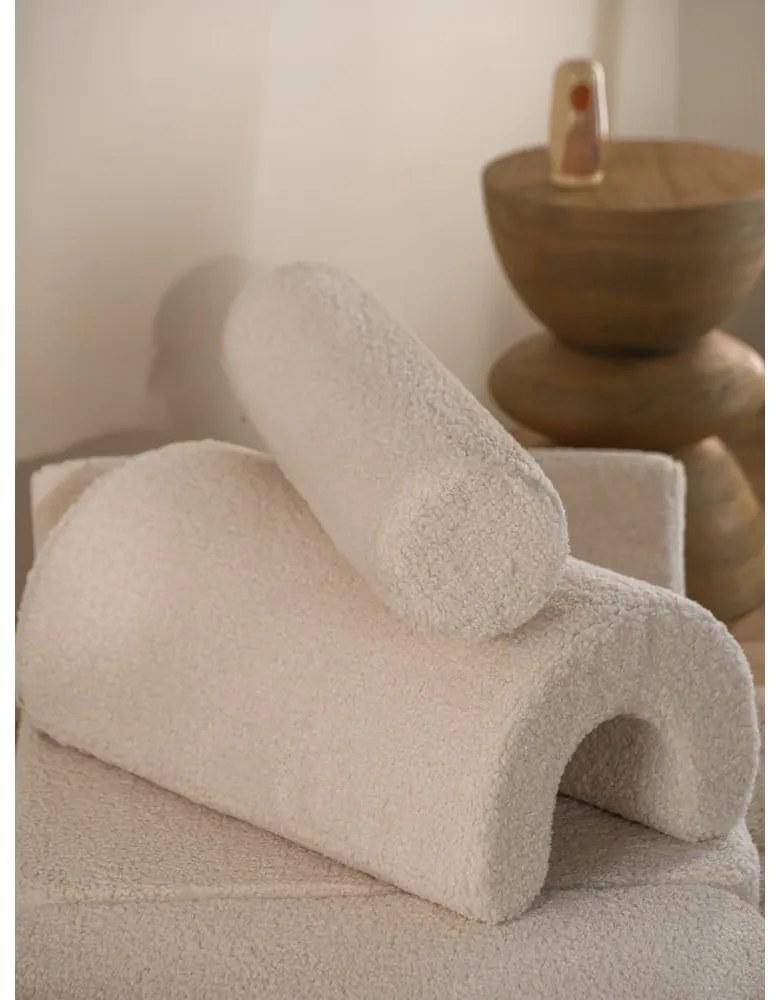 Кремав детски стол от букле Flipster – Wigiwama