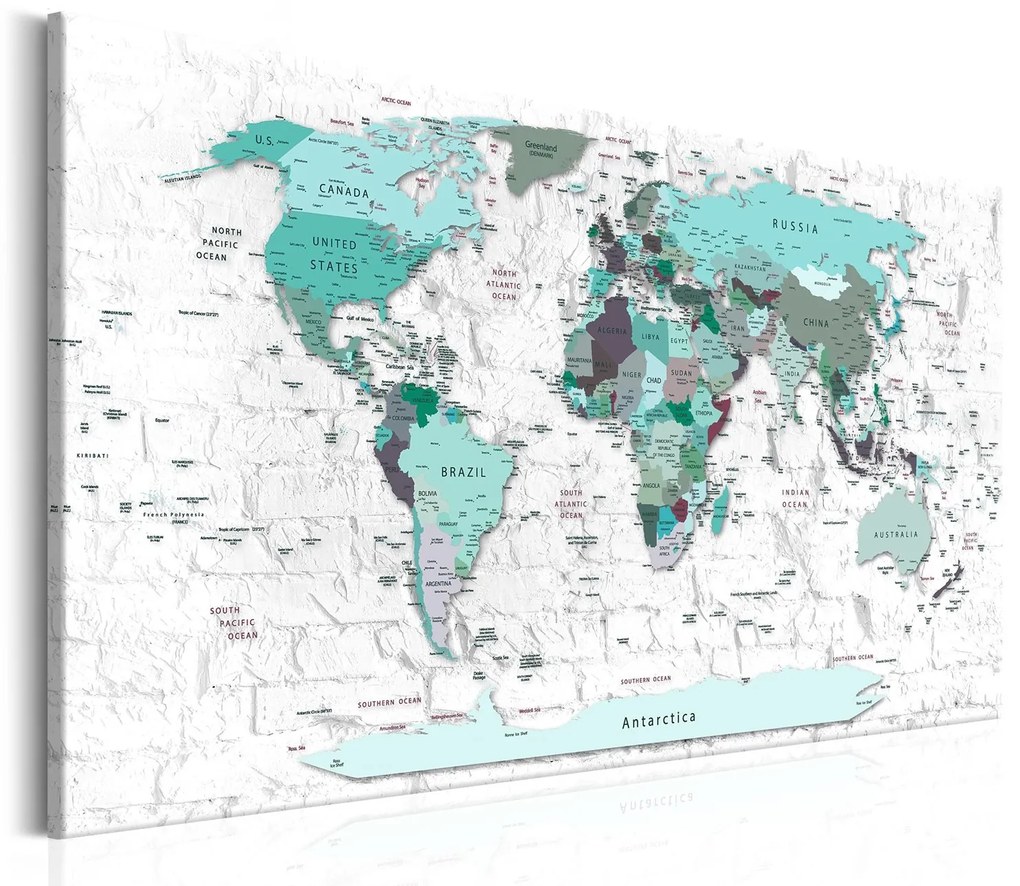 Платнен печат - Cerulean Border 120x80