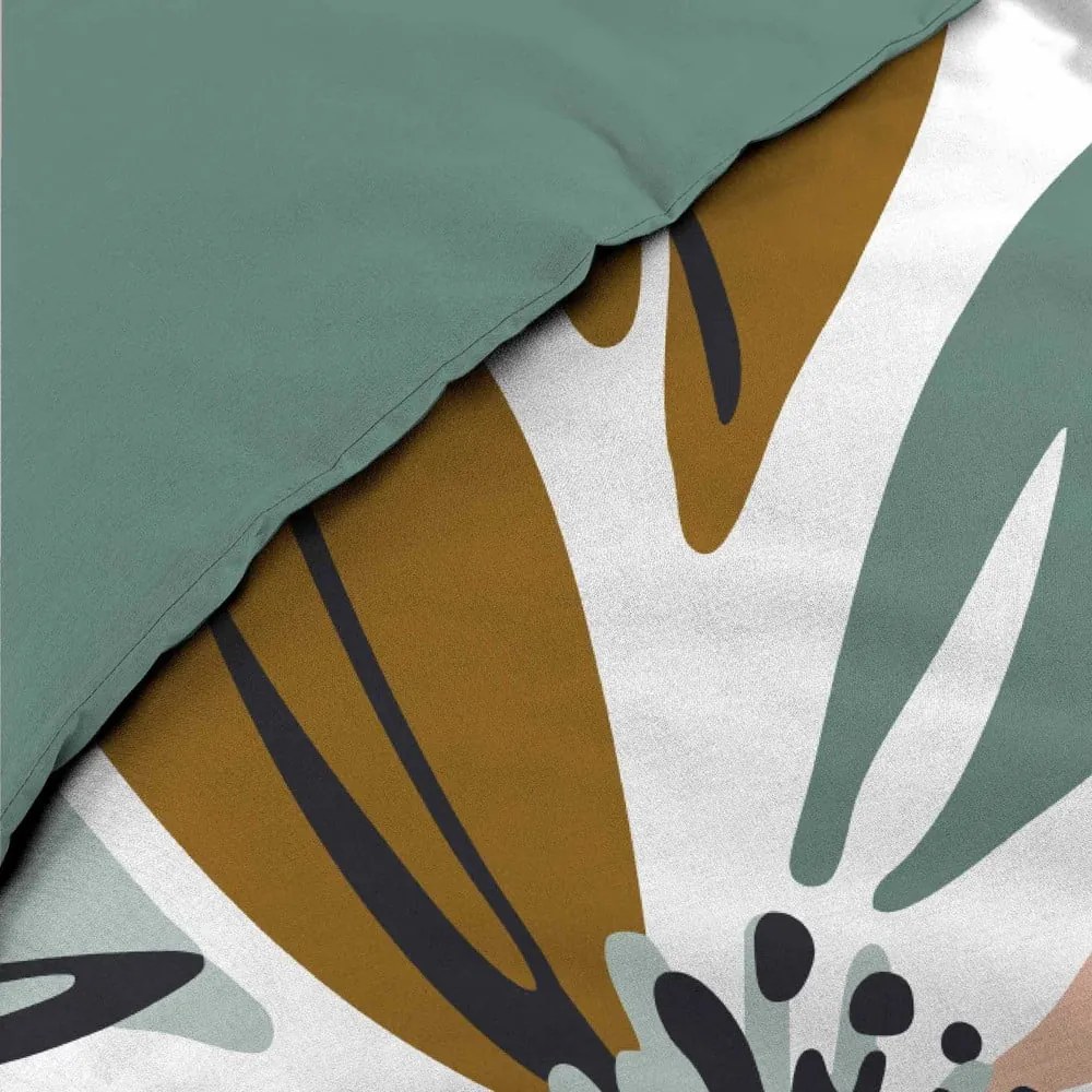 Бяло двойно удължено памучно спално бельо 240x220 cm Octavia – douceur d'intérieur