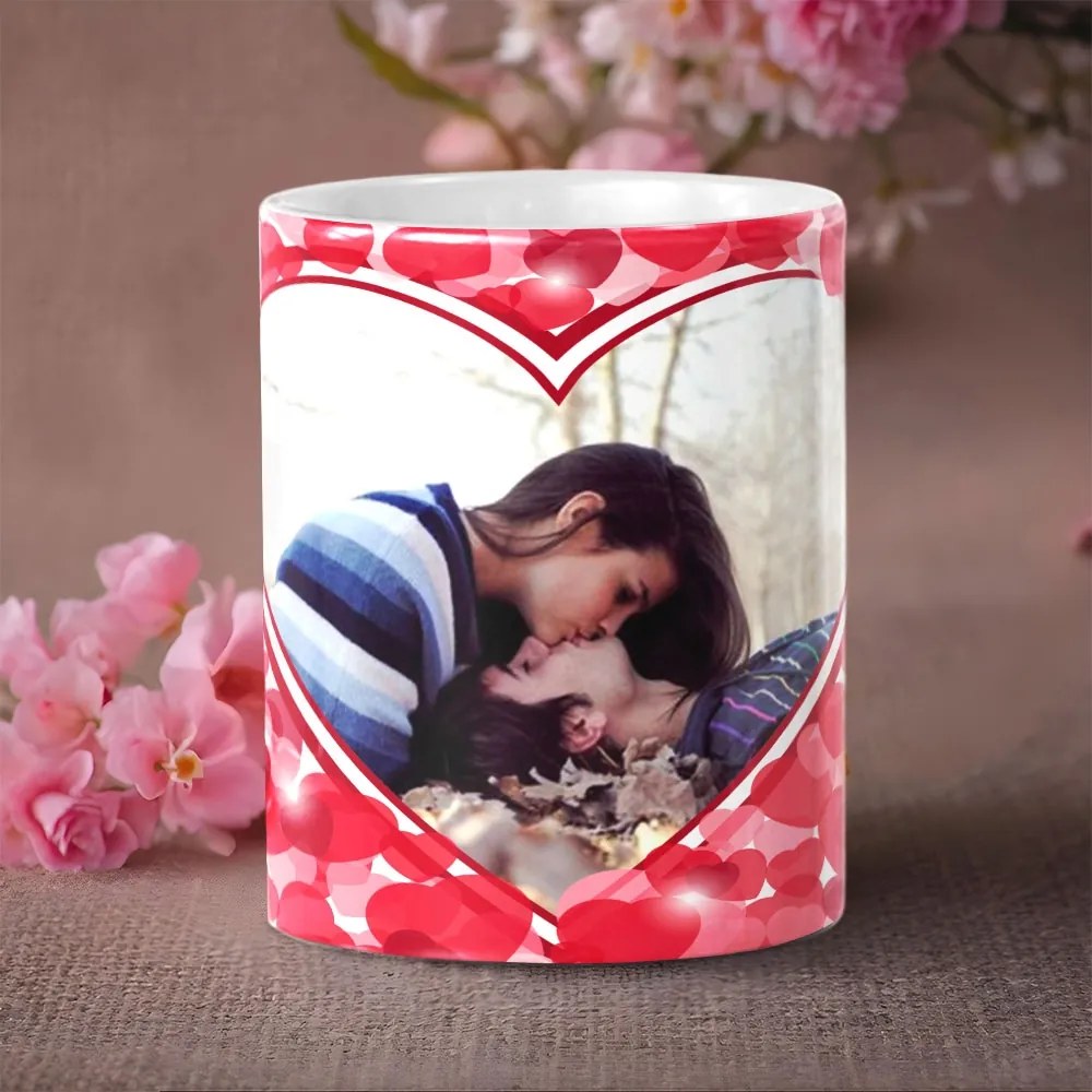 Чаша със снимка - Сърца 2