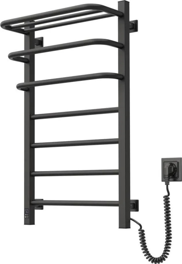 Електрически кърподържач с термостат FORTIS 155W, 80x48 см, черен, десен