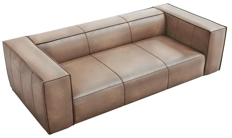 Светлокафяв кожен диван 227 см Madame - Windsor &amp; Co Sofas