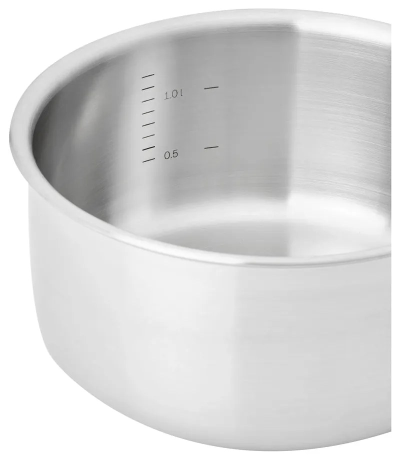 Касерола от неръждаема стомана с капак подходящо за индукционен котлон 1,2 l Lucca 3.0 – FABINI