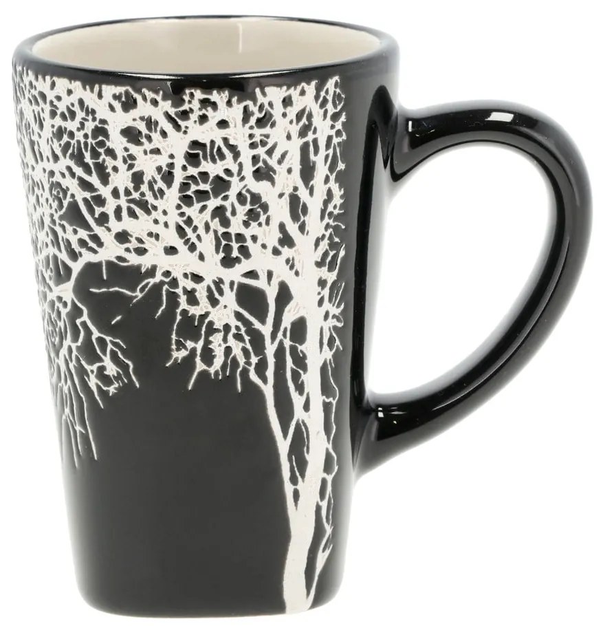 Черни глинени чаши за еспресо в комплект от 4 бр. 100 ml Hela – Villa Collection