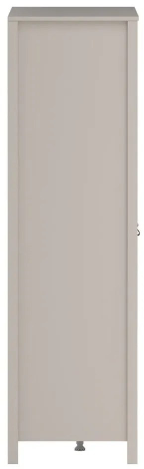 Сиво-бежов гардероб с огледало 150x199x58 cm Madrid – Tvilum