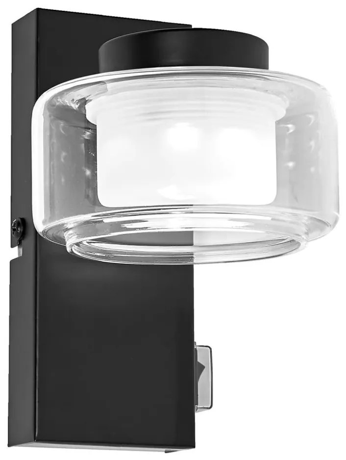 Osram - LED стенен осветител за баня ORBIS FLAME LED/5,5W/230V IP44 черно