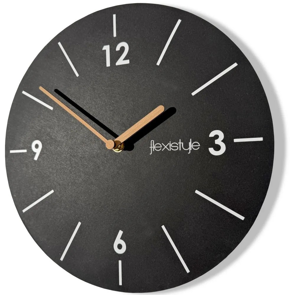 Дизайнерски стенен часовник в скандинавски стил - 30 см