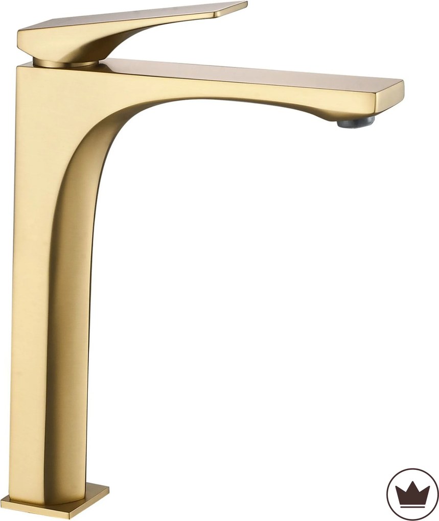 Смесител за мивка PREMIUM Rea Joe Brush Gold High