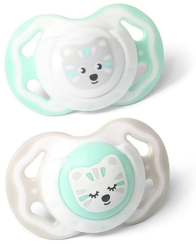 Залъгалка Babyono симетрична силикон 3-6м. 1224/01