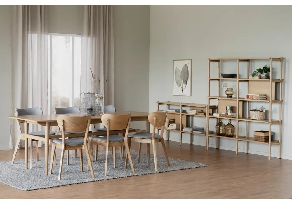 Сиви трапезни столове в комплект от 2 броя Kato - Rowico