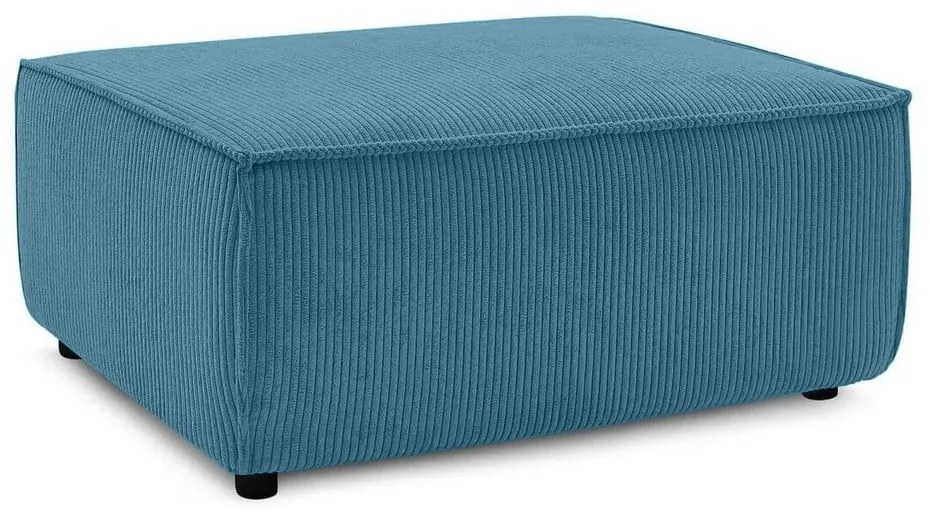 Тюркоазена табуретка от рипсено кадифе Nihad – Bobochic Paris