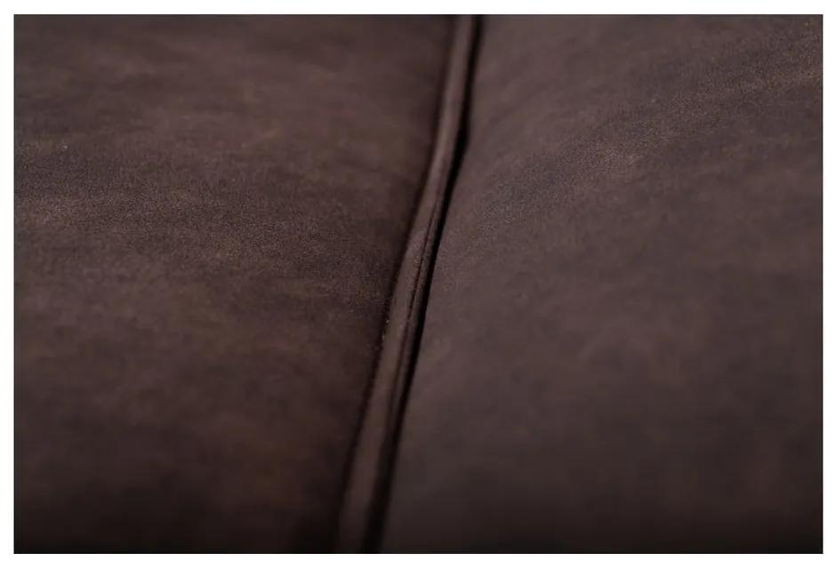 Кафяв диван от изкуствена кожа 224 см Copenhagen - Scandic