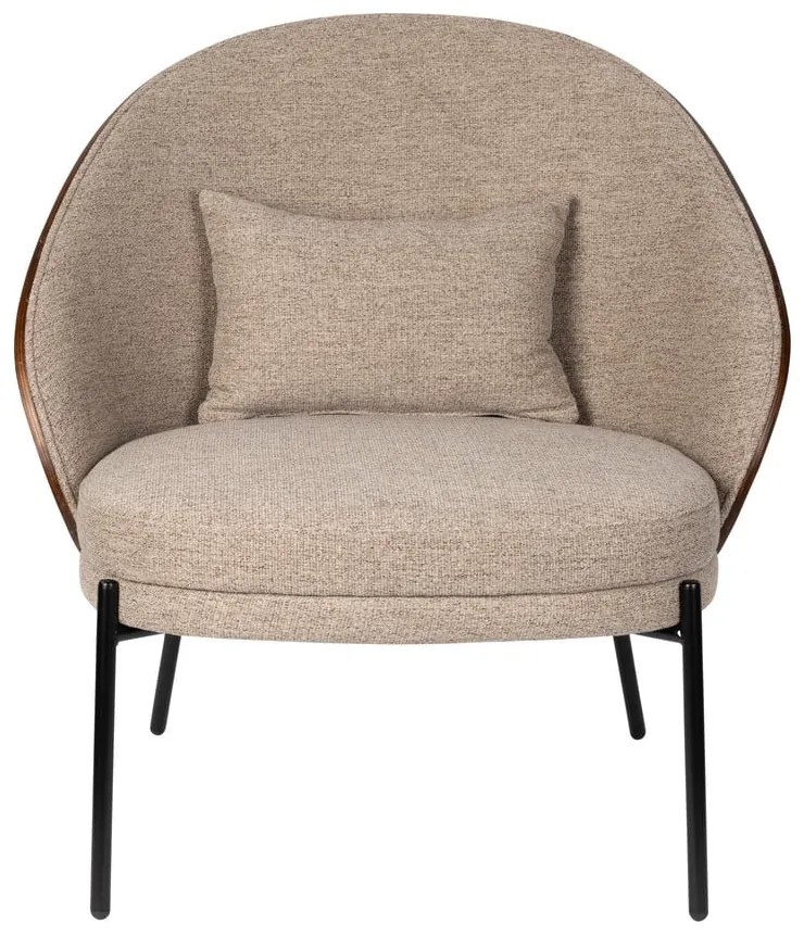 Бежов фотьойл Rodin - Dutchbone