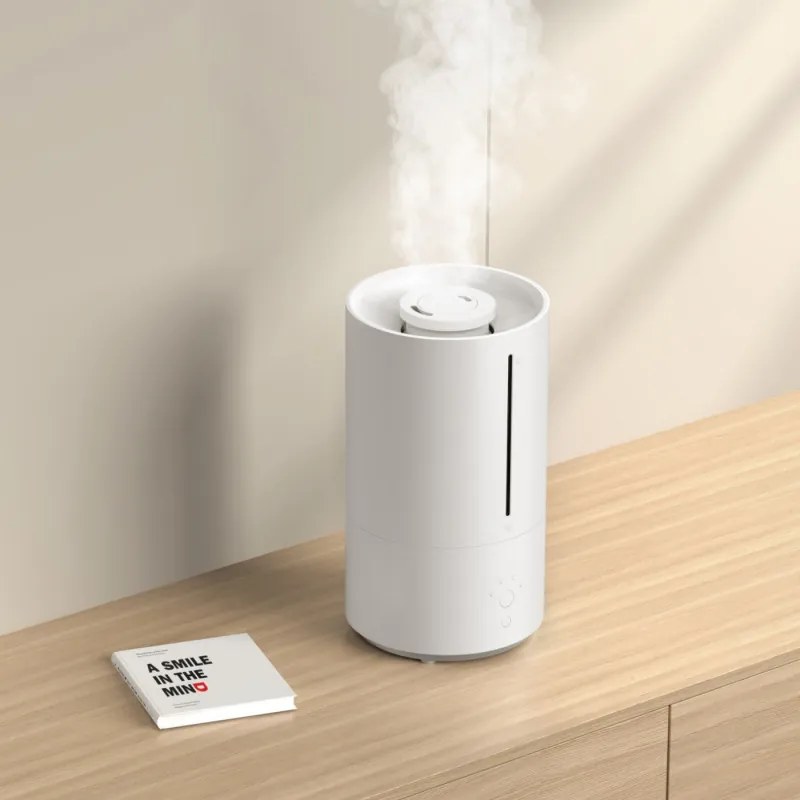 Овлажнител за въздух Xiaomi Smart Humidifier 2 EU BHR6026EU, 28W, 40 м2, 4.5 л, 3 степени, UV-C стерилизация, Мобилно приложение, Ултратих, Бял