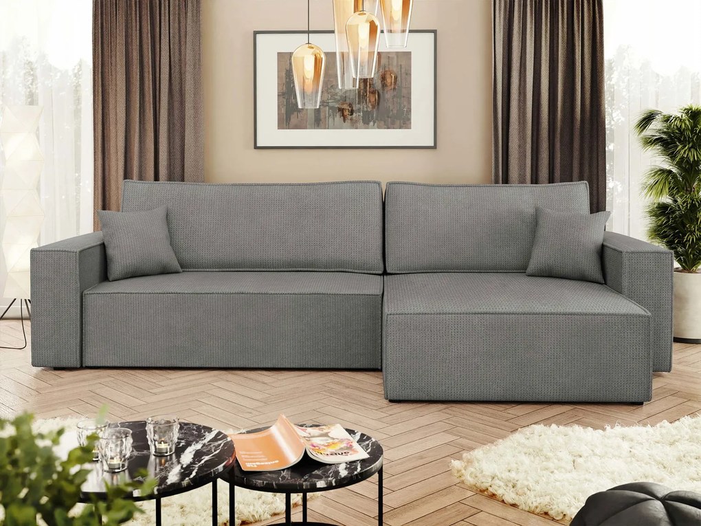 Γωνιακός καναπές Karl Maxi-Gkri Skouro