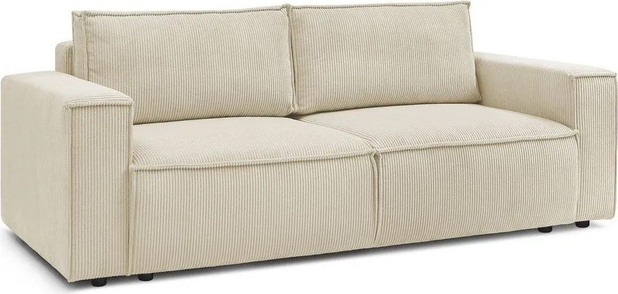 Бежов диван от велур 245 cm Nihad - Bobochic Paris