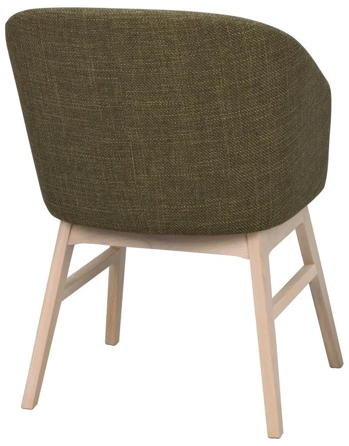 Зелени тапицирани трапезни столове в комплект 2 бр. Windham – Rowico