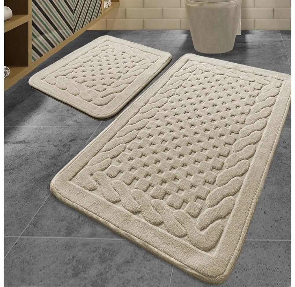 КОМПЛЕКТ 2x Баня BAMBI 60x100 см, бежова