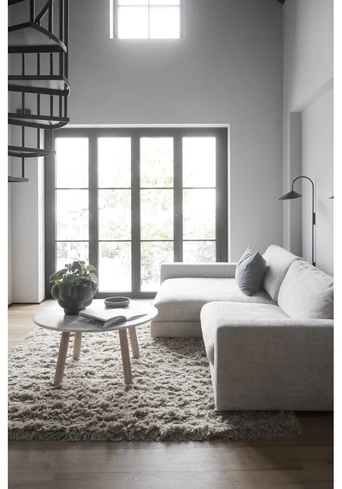 Кремав ъглов диван (ляв ъгъл) Duncan - Rowico