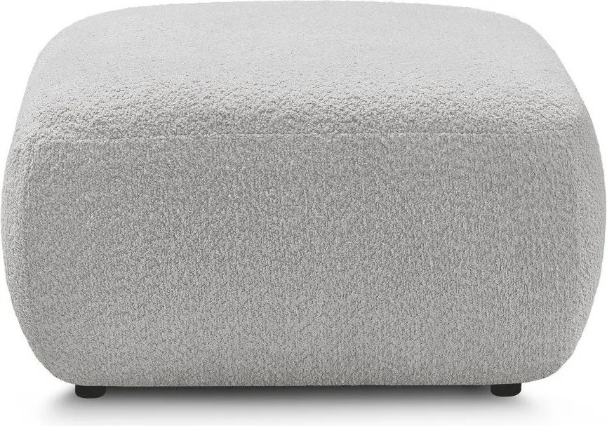 Светлосива табуретка от прежда с примки от букле Montaigne – Bobochic Paris