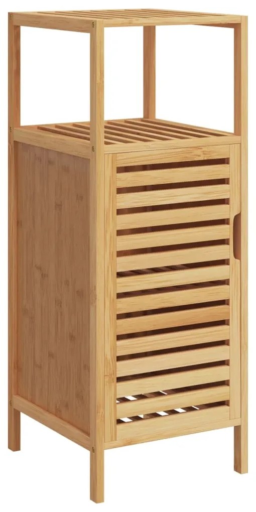 373369 vidaXL Шкаф за баня с рафт 36x33x87 см бамбук