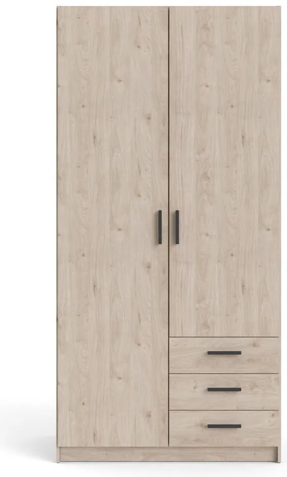 Гардероб от декор от дъб естествен 99x200 cm Sprint – Tvilum