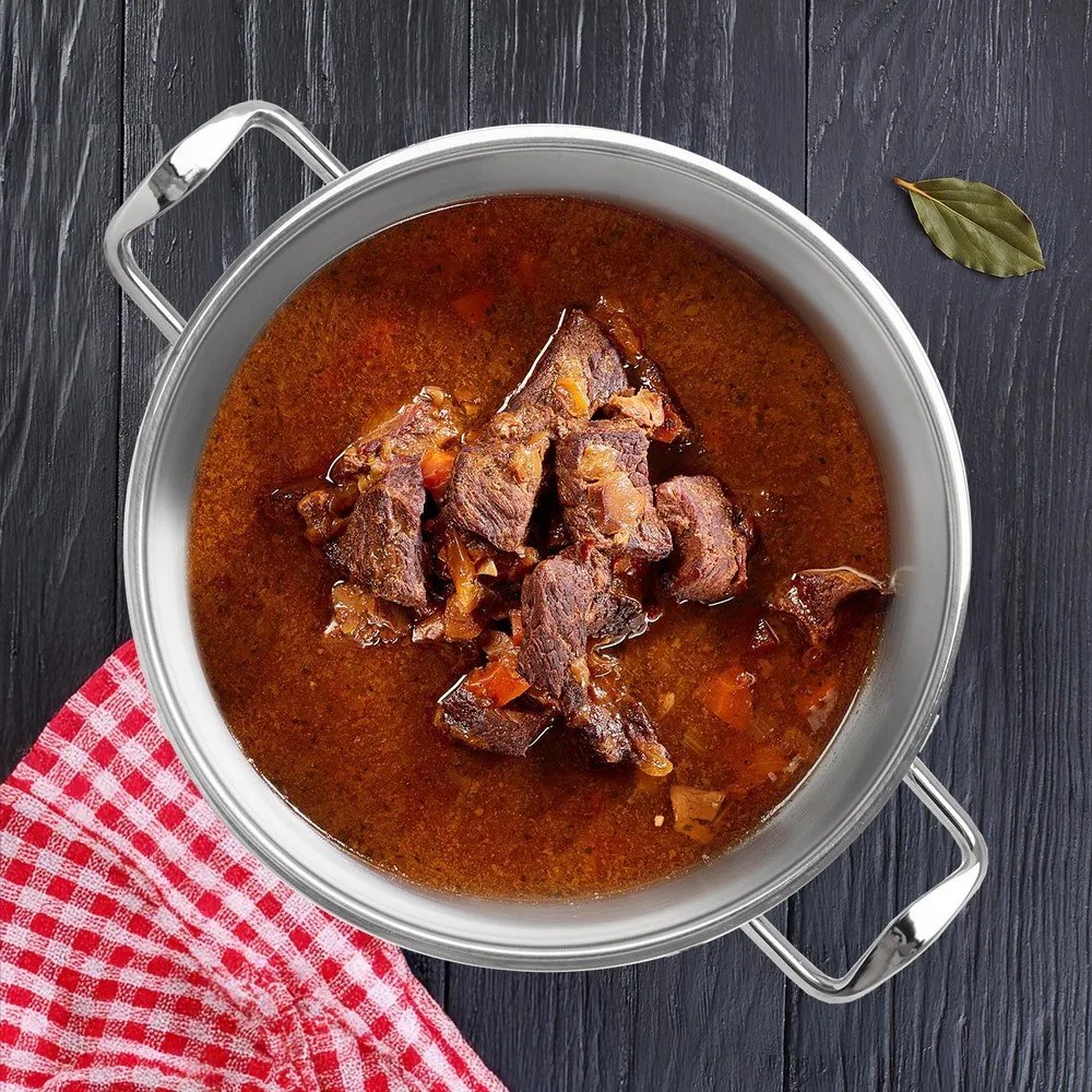 Касерола от неръждаема стомана с капак 6,2 l Venice – Orion