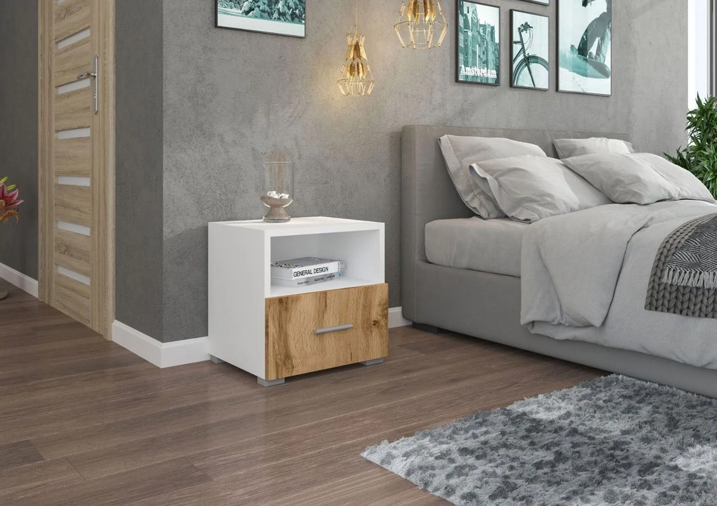 Нощно шкафче Poro-White - Drus