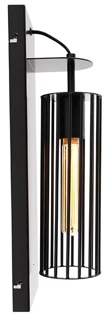 Модерна стенна лампа черна тел - Balenco Wazo