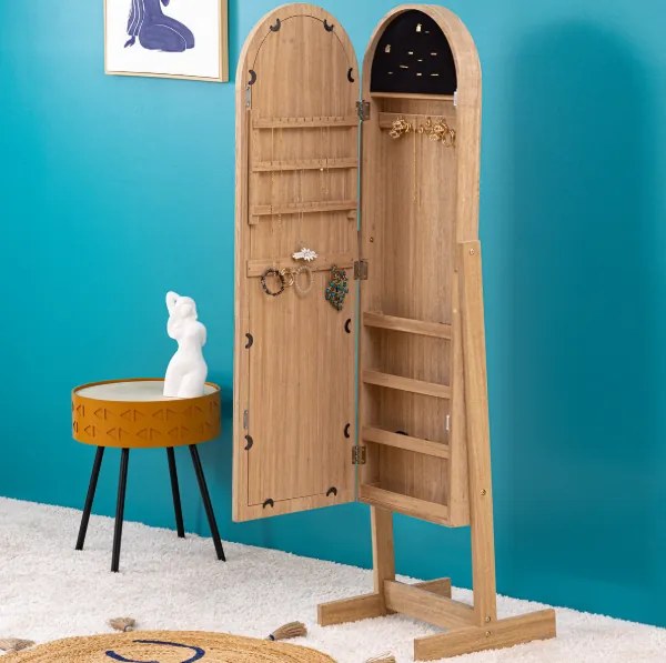 Огледало с място за съхранение atmosphera Soleya, 145 cm, MDF