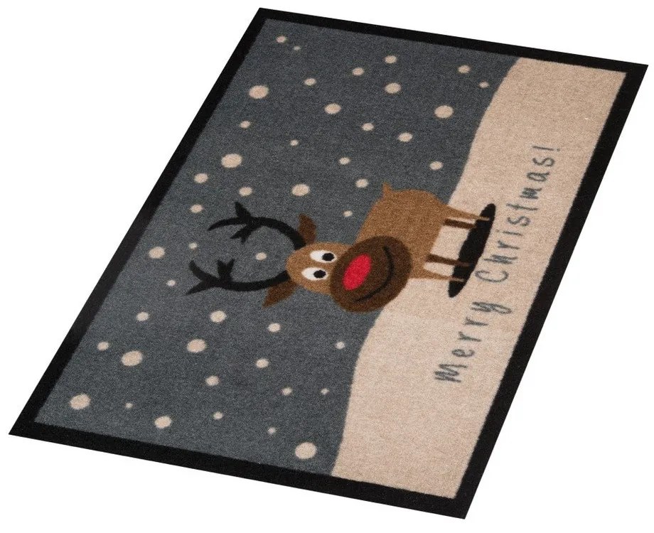 Изтривалка Hanse Home Merry Christmas Reindeer, 40 x 60 cm