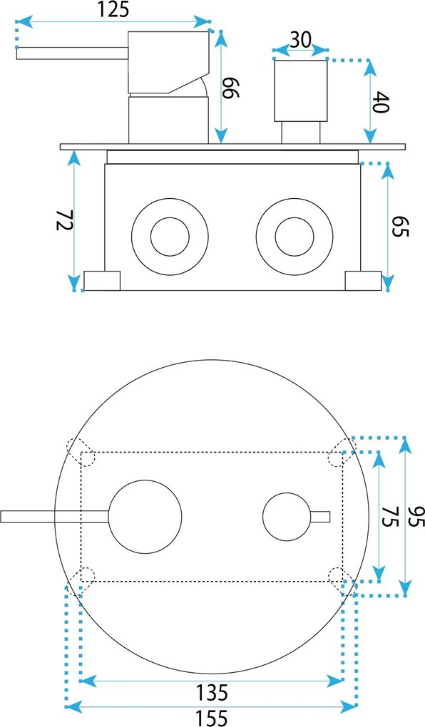 Душ система за вграждане Rea Lungo Stripe Nickel Brush