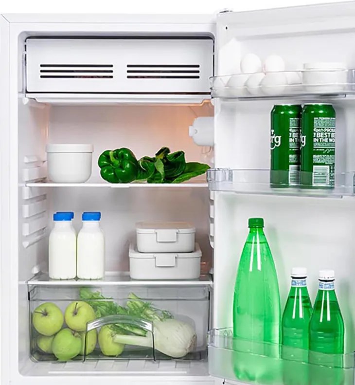 Хладилник Muhler S84WE0, 121 л, N/ST, Клас Е, R600A, Реверсивна врата, Бял