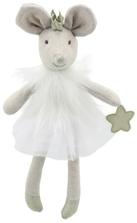 The Puppet Company - Парцалена кукла Мишчица танцьорка в бяла дрешка