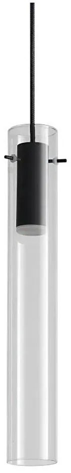 Ideal Lux - LED Пендел FLAM LED/10W/230V Ø 6 см CRI 90 прозрачен