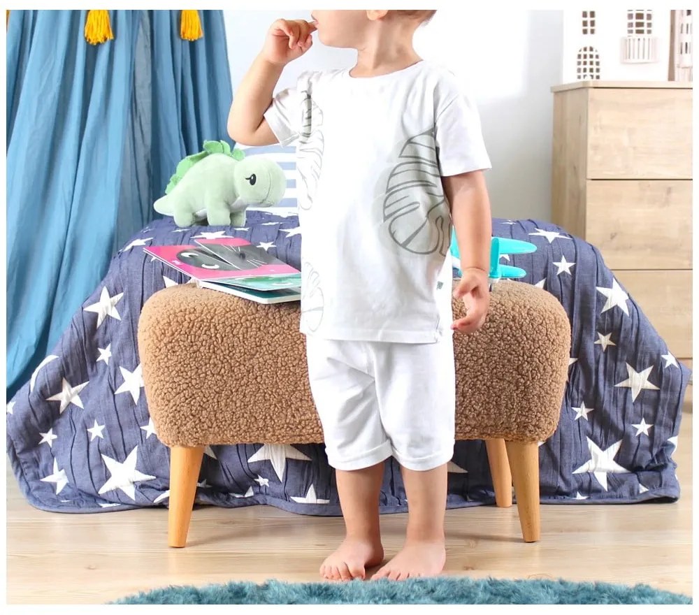 Кафяв детски пуф Moouv – Artie