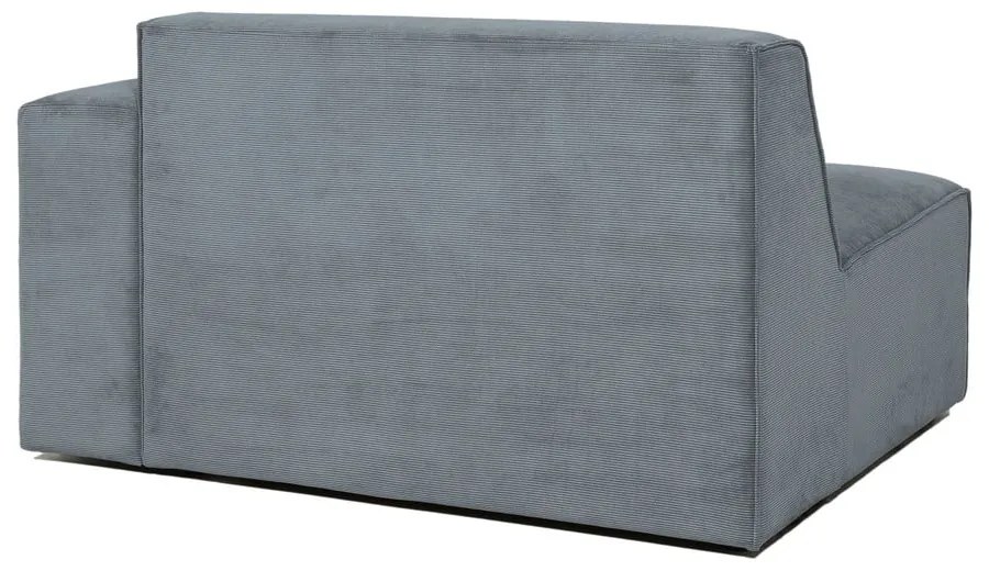 Сив модулен диван от рипсено кадифе (десен ъгъл) Sting – Scandic