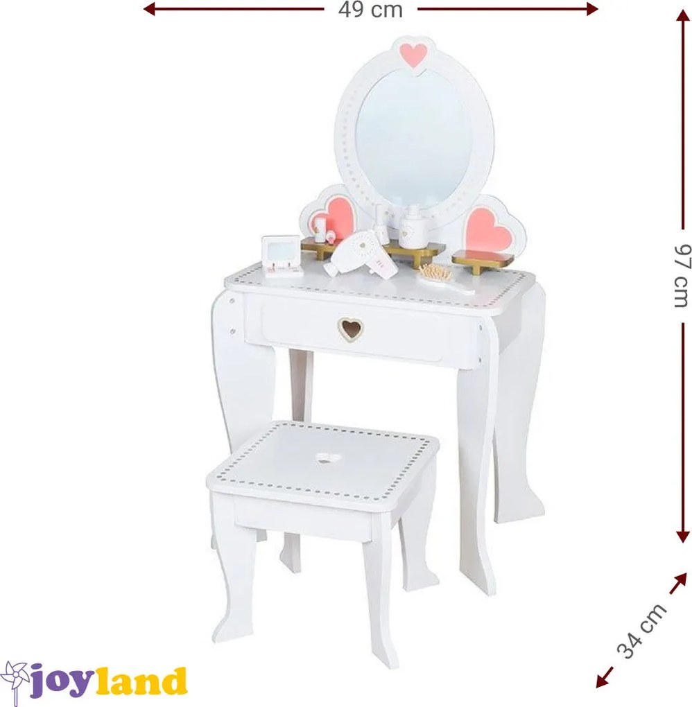 Детски скрин Joyland Wonder-Бял