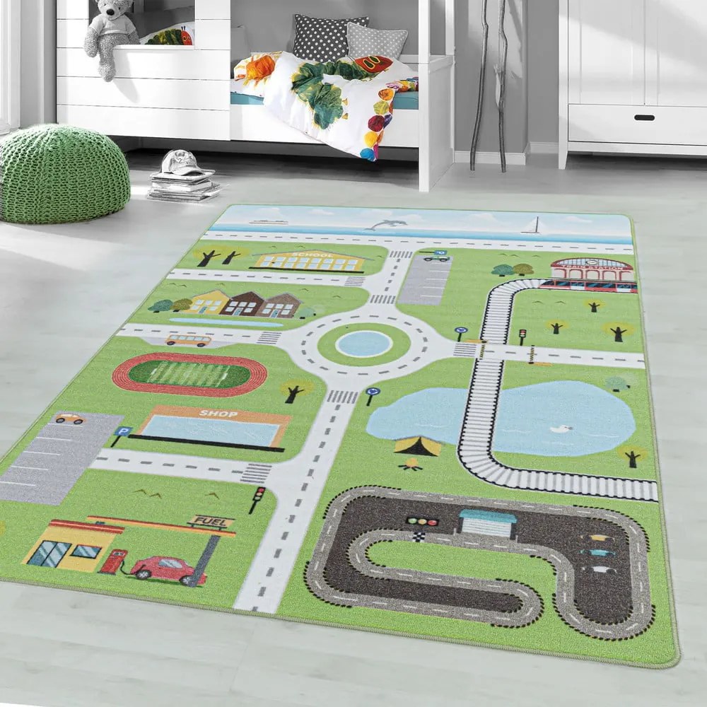 Зелен детски килим 160x230 cm Play – Ayyildiz Carpets