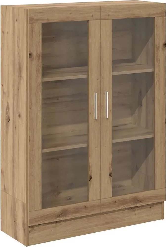 856157 vidaXL Библиотека, дъб артизан, 82,5x30,5x115 см, инженерно дърво