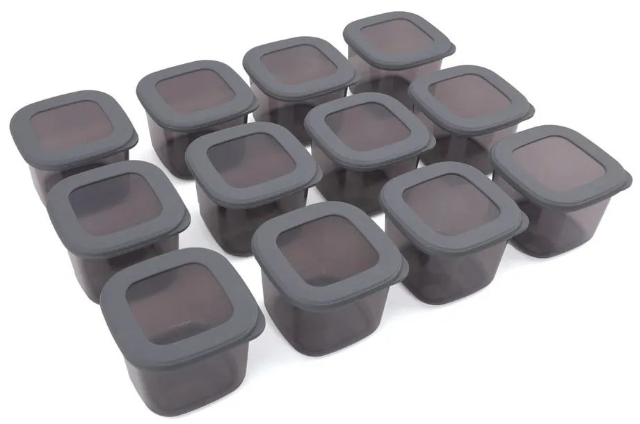 Пластмасови кутии в комплект 12 бр. за храна – Hermia