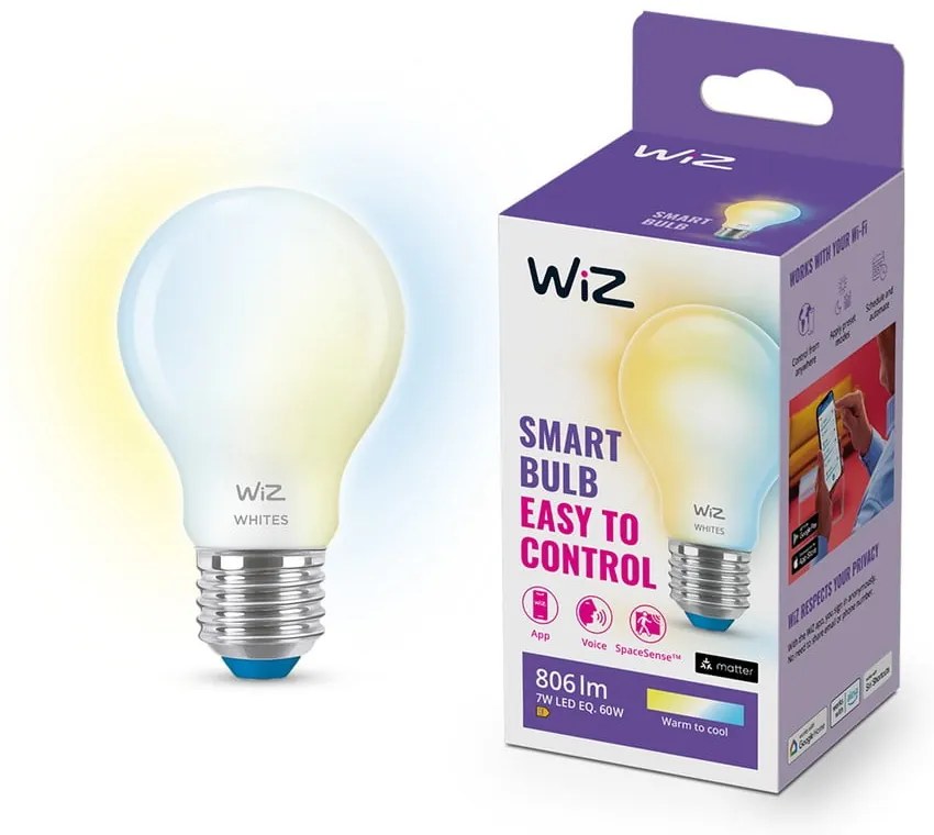 LED smart крушка E27, 7 W – WiZ