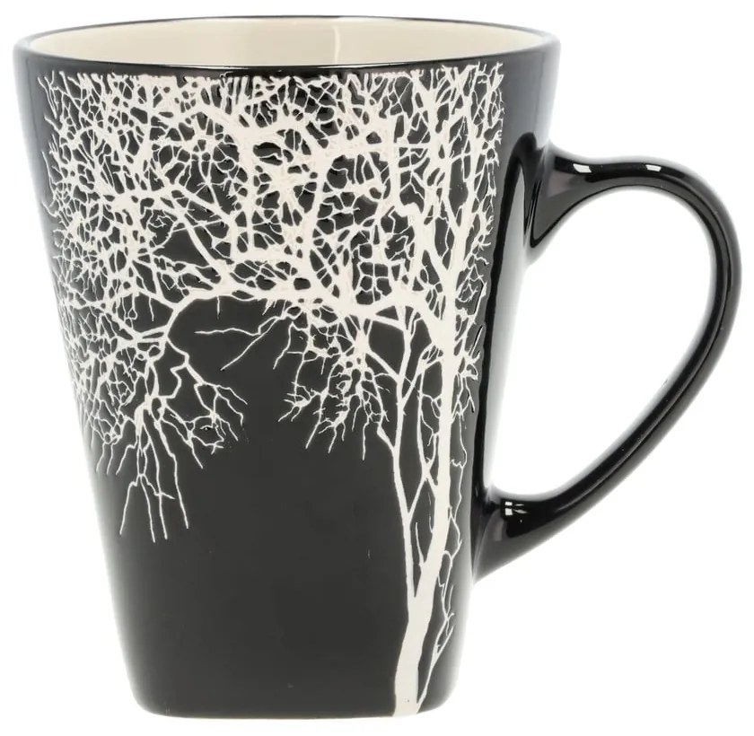 Черна керамична чаша 350 ml Hela – Villa Collection